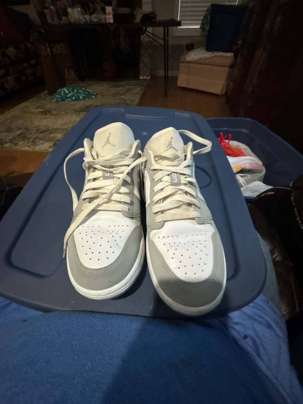 Nike Air Jordan 1 Low SE 'Grey Fog' Size 9.5
